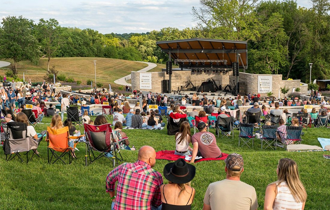 CRMU Amphitheater is a great place to enjoy concerts in the fall time.