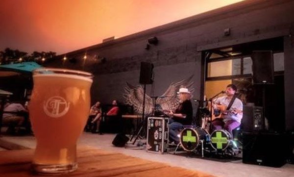 Live Band with Tie and Timber Beer