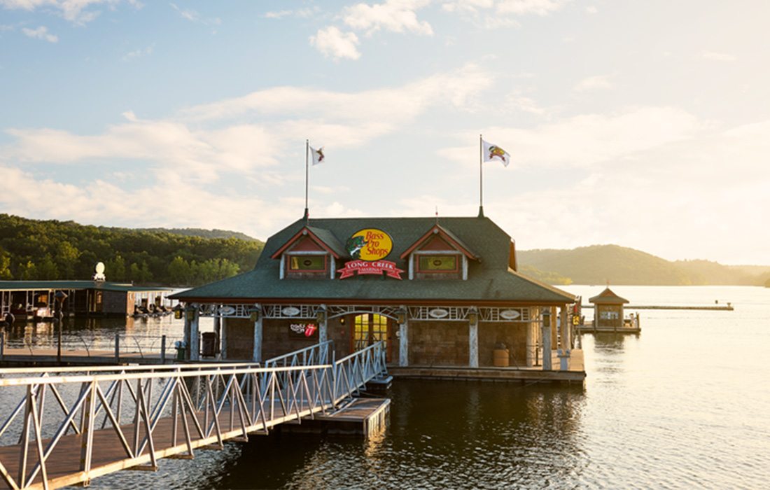 Long Creek Marina at Big Cedar Lodge.