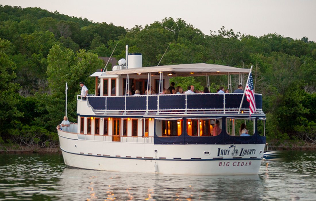 Lady Liberty offers lakefront dining cruises.