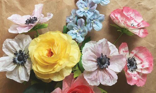 Get Crafty with 100 Simple Paper Flowers