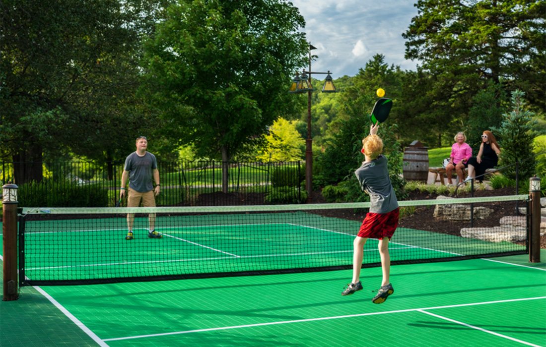 There are pickleball courts at Big Cedar Lodge.