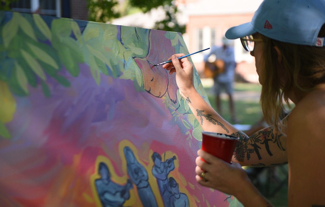 Art and music is what makes up Porchfest in Jefferson City, MO.