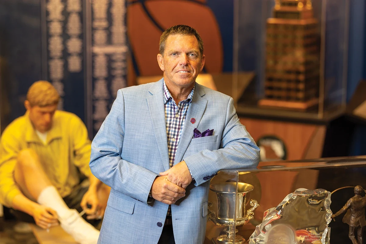Portrait of Rob Marsh, executive director of the Missouri Sports Hall of Fame