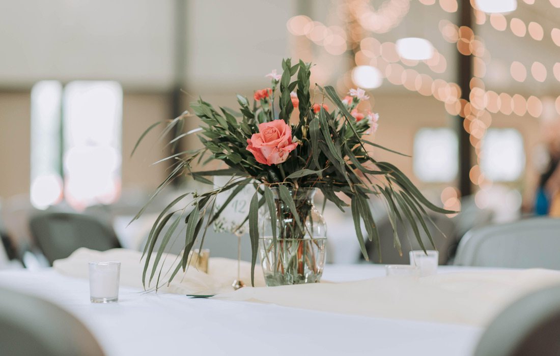 Spacious centerpiece photo from Hy-Vee