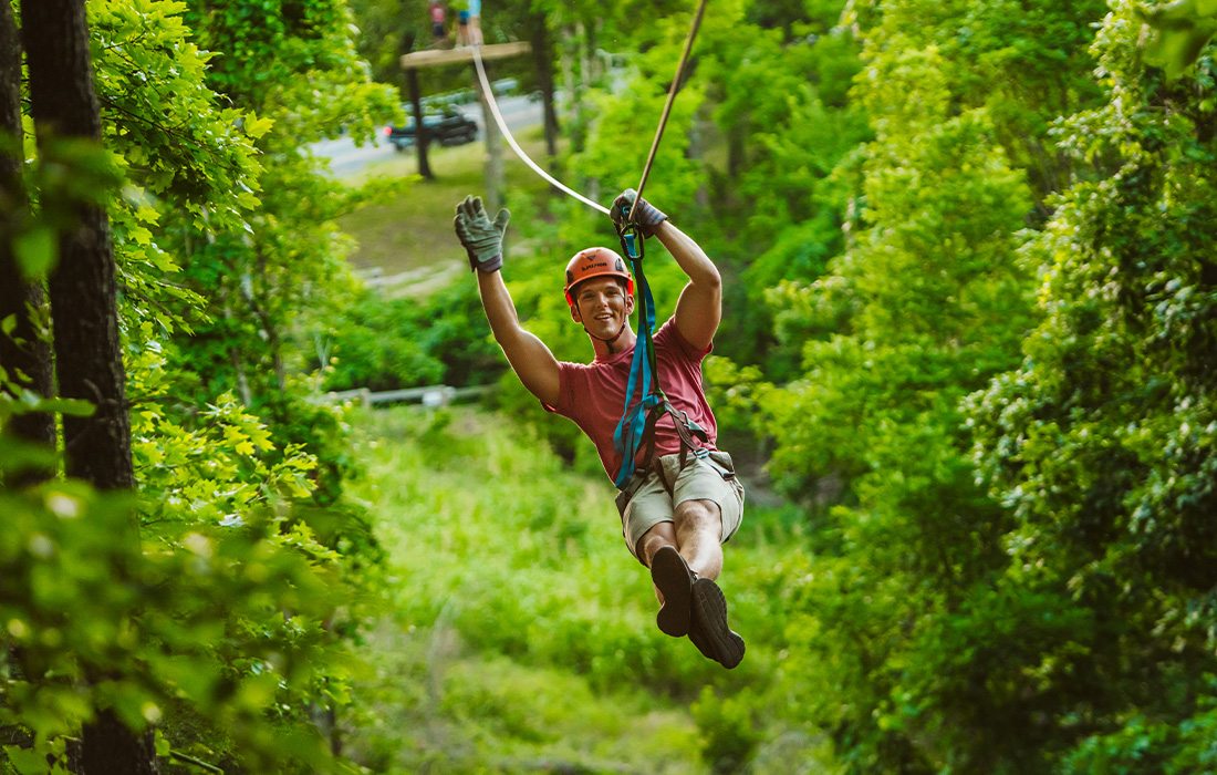 Shepherd of the Hills is a great place to explore during the Summer time.