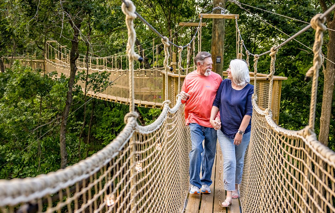 Shepherd of the Hills is a great place to explore during the Spring time.