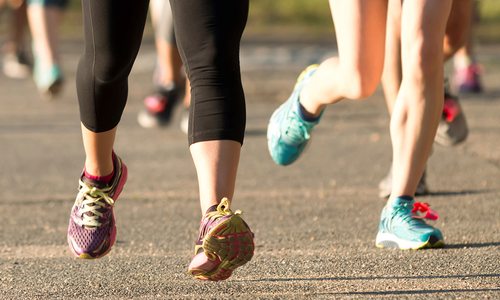 5k run stock photo