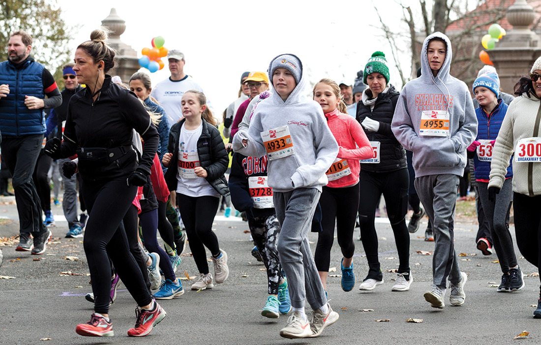 People running a 5K