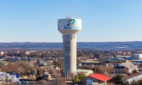 Stock photo of Branson skyline