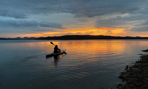 Kayak on the lake