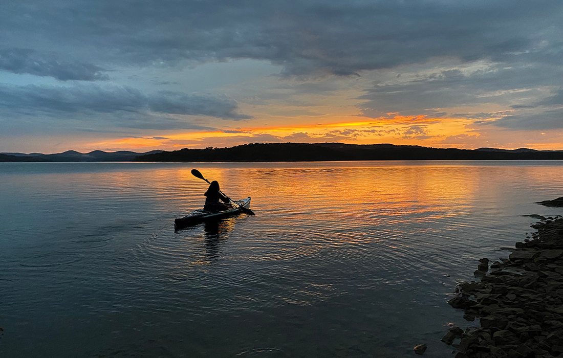 Kayak on the lake