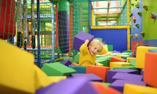 Indoor play area for kids