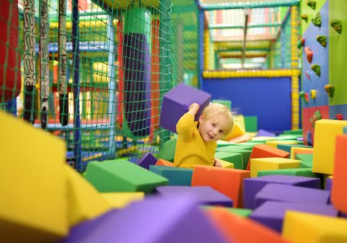 Indoor play area for kids