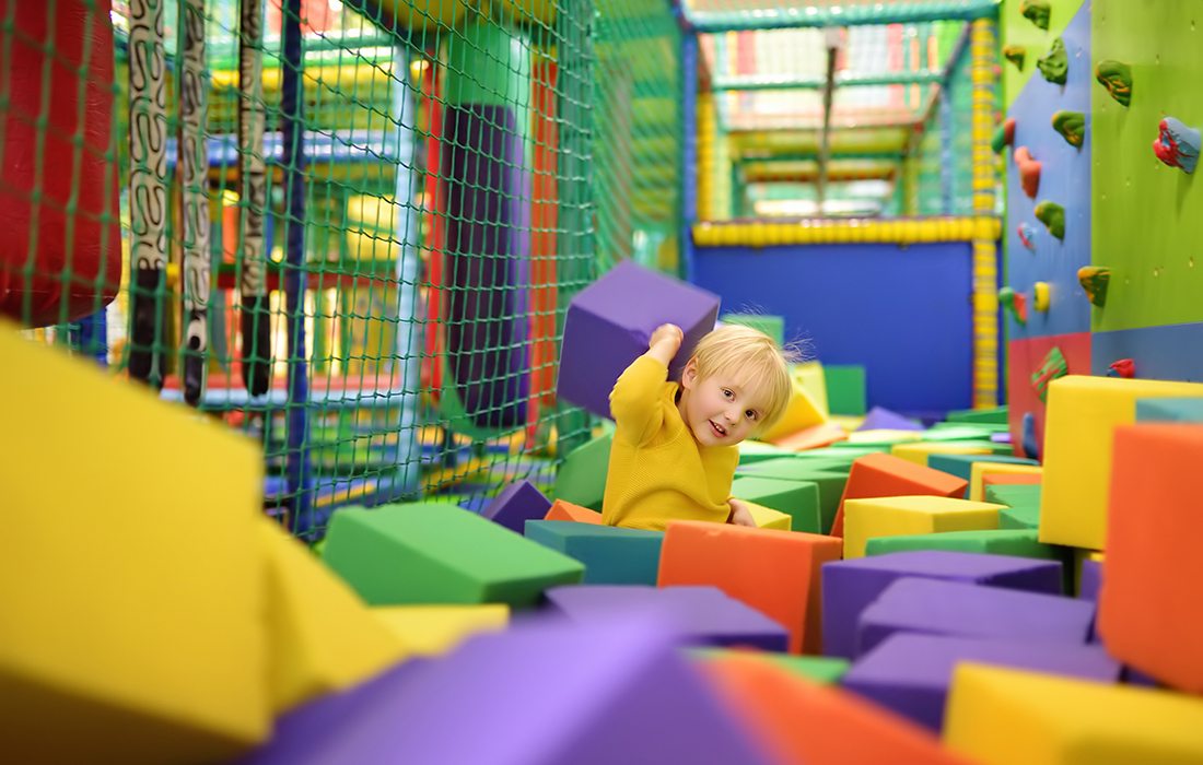 Indoor play area for kids