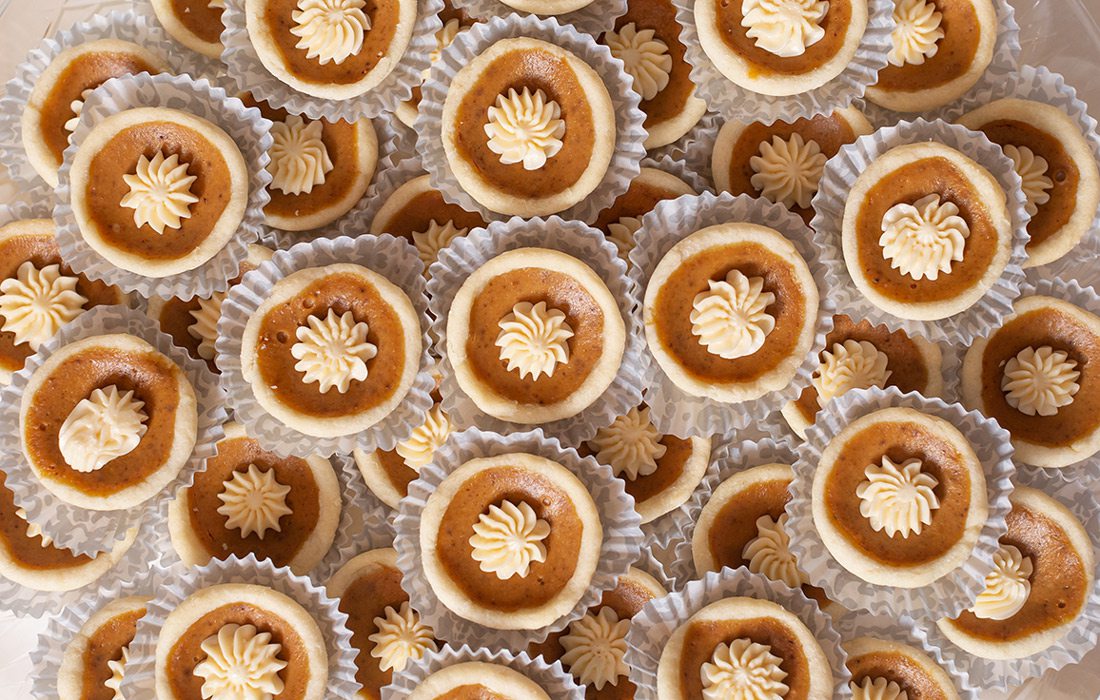 Mini pumpkin pies