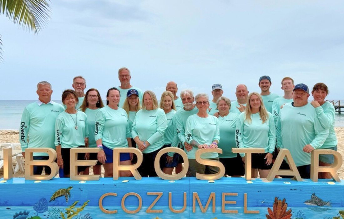 One group traveled to Cozumel with Diventures.