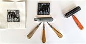 Stonecut printmaking workshop in Springfield, MO