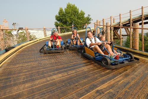 Go-karts at The Track in Branson MO