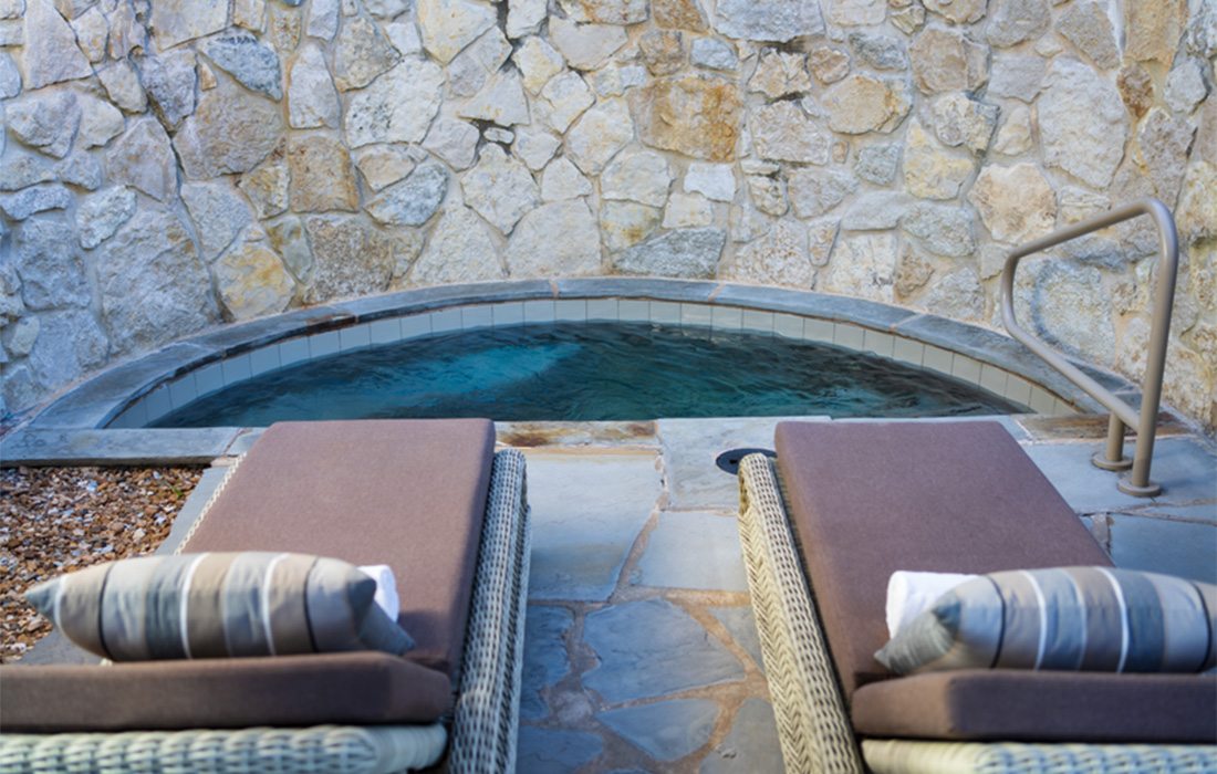 Cedar Creek Spa offers a variety of services, like a yoga class.