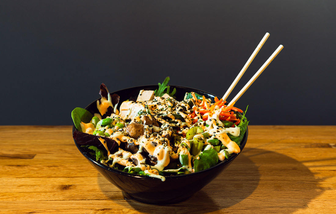 House-Marinated Tofu Poke Bowl From Craft Sushi