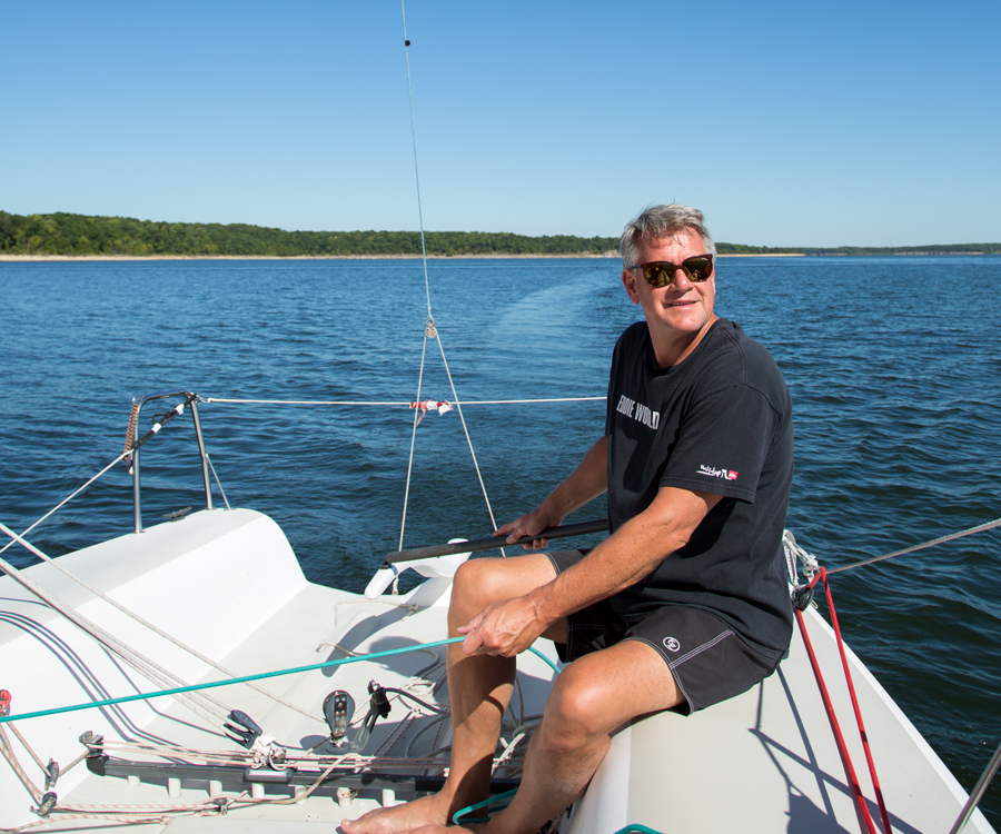 Sailing on Stockton Lake with Paul Nahon
