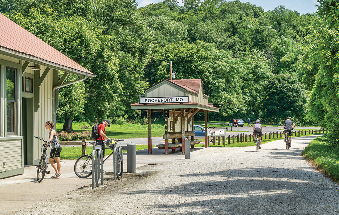 Cycling the Katy Trail to Rocheport MO 417 Magazine